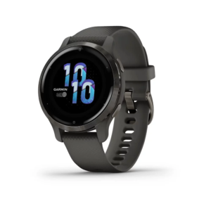 Garmin Venu 2S Sportuhr Grau mit Dunkelgrauem Armband