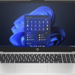 HP 255 G10 Business Laptop, 15.6 Inch Anti-Glare FHD Display, AMD Ryzen R7-7730U, 16 GB DDR4 RAM, 512 GB SSD, AMD Radeon Graphics, Windows 11 Home+, QWERTZ Keyboard, Silver