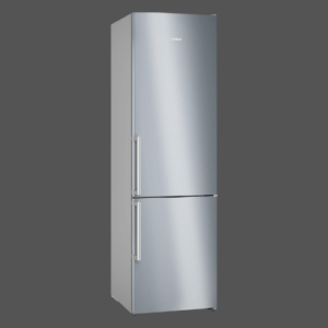 SIEMENS KG39NAIAT iQ500 Freestanding Fridge Freezer Combination with Freezer Area Bottom 203 x 60 cm, 260 L Cooling, 103 L Freezer, NoFrost, hyperFresh, BottleCooler, Stainless Steel [Energy Class A]