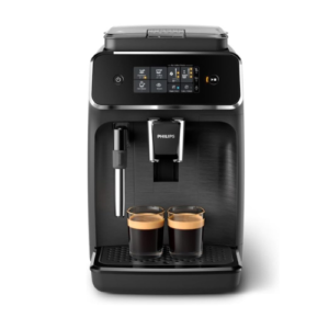 Philips 2200 Series EP2220/10 Fully Automatic Coffee Machine, 2 Coffee Specialities, Black/Brushed