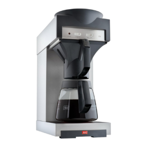 Melitta Filter Coffee Maker with Glass Jug 1.8 L Warming Plate 17M Stainless Steel Black