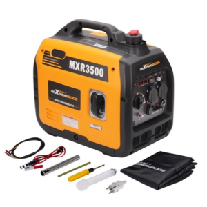 Inverter Stromgenerator Benzin 3000W / 3500W mit USB- und 230V Steckdosen – Kompakter tragbarer Generator