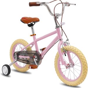 14 Zoll Kinderfahrrad Kinder Fahrrad für ab 3-5 Jahre Kinder Fahrrad mit Stützrädern Fahrrad für Kinder Kinderfahrräder HöHenverstellbar Fahrrad Kinder für Jungen & Mädchen