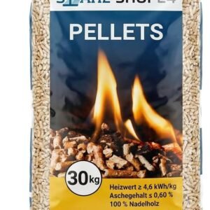 Stahl-Shop24 Holzpellets ENplus A1 30 kg – 6 mm Nadelholz, aschearm