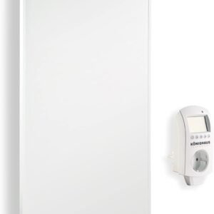 Könighaus Chauffage mural infrarouge 600 watts - Thermostat